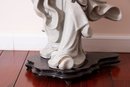 Chinese Porcelain Dongbing Deity Statue Very Heavy