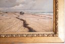 Very Large Early 20th Century Original Oil On Canvas Signed F. A. Silva