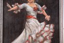Vintage Impressionist Oil On Board 'Dancing Girl'
