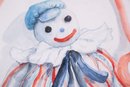 Early 20th C. Modernist Watercolor On Paper 'Clown Doll'
