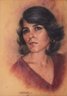 Vintage Impressionist Pastel On Paper 'Portrait Of A Girl'