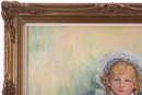 Early 20th C. Impressionist Pastel On Paper 'Little Girl'
