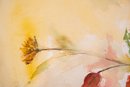 Early 20th C. Impressionist Watercolor On Paper 'Flower'