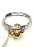 14KT Two Tone Gold, Natural Diamond Cluster Ring Size 7 - J11162