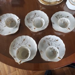 Royal Carlton Set Of 5 Dishes And Cups