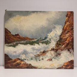 Oil Painting On Canvas  'ocean Waves'