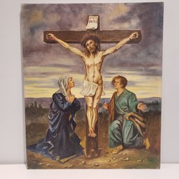 Oil Painting On Canvas 'religious Crucifixion'