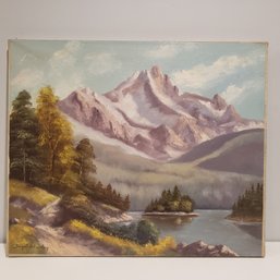 Oil Painting On Canvas 'mountain Landscape'