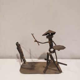 Metal Figurine Assembly Art