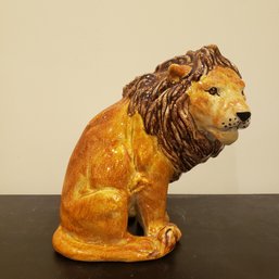 Porcelain Lion Statue