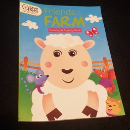 Friends On The Farm Coloring Book