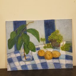 Tabletop Still Life Oil Painting