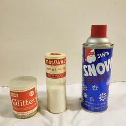 Spray Snow And Glitter!