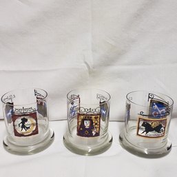 Vintage Whiskey Glasses Set Of 3