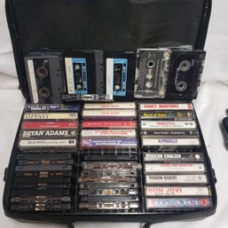 Case Of Cassette Tapes In Bag