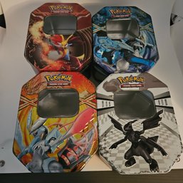 4 Pokemon Collector Tins