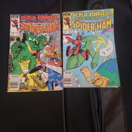 Collection Of Vtg Spider Ham Comic Books