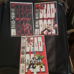 Collection Of Deadpool Comics 1, 2 And 3!