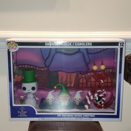 Funko Pop! Moments Deluxe: The Nightmare Before Christmas - Snowman Jack And Carolers Damaged Box