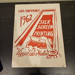 1962 Silk Screen Printing Vintage Booklet