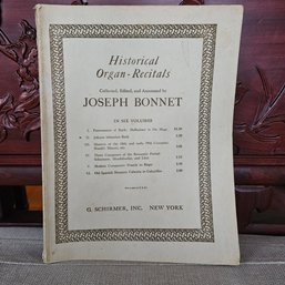 Historical Organ Recitals