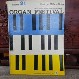 Organ Festival Vol 21 Music Book