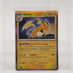 Raichu Holo Pokemon 151 S & V Pokemon Card