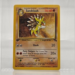 1st Edition Sandslash Fossil Series Vintage Pokemon Card