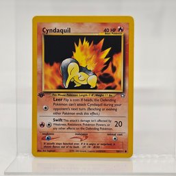 1st Edition Cyndaquil Neo Series Vintage Pokemon Card