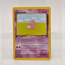 1st Edition Slowpoke Fossil Series Vintage Pokemon Card