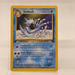 1st Edition Golduck Fossil Series Vintage Pokemon Card