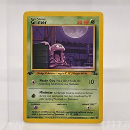 1st Edition Grimer Fossil Series Vintage Pokemon Card