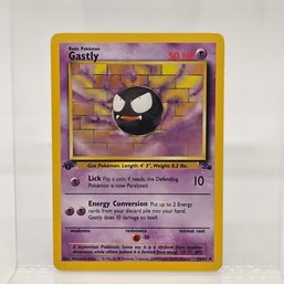 1st Edition Gastly Fossil Series Vintage Pokemon Card