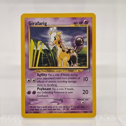 Girafarig Neo Series Vintage Pokemon Card