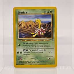 Shuckle Neo Series Vintage Pokemon Card