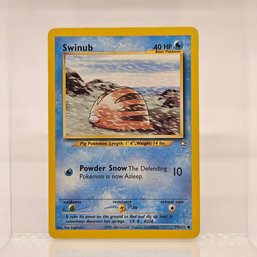 Swinub Neo Series Vintage Pokemon Card