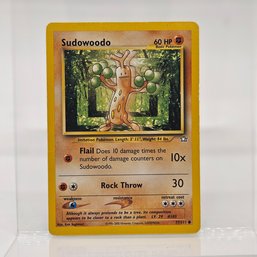 Sudowoodo Neo Series Vintage Pokemon Card