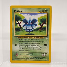 Pineco Neo Series Vintage Pokemon Card