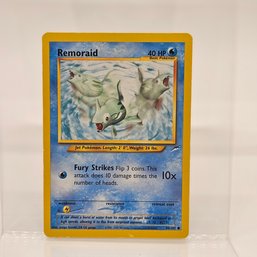 Remoraid Neo Series Vintage Pokemon Card