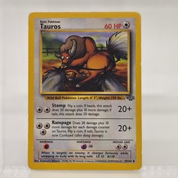 Tauros Jungle Set Vintage Pokemon Card