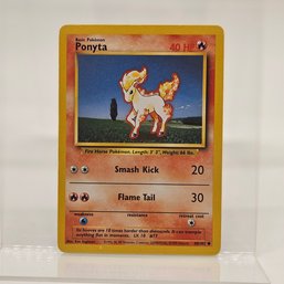 Ponyta Base Set Vintage Pokemon Card