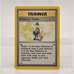 Pokemon Trader Base Set Vintage Pokemon Card