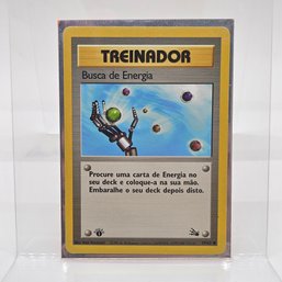 1st Edition Energy Search German Vintage Pokemon Card Fossil Set