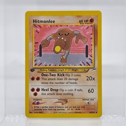 1st Edition Hitmonlee Vintage Pokemon Card Neo Series