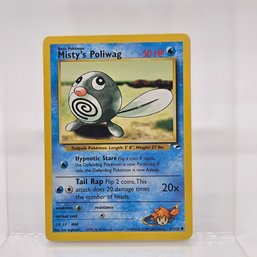 Misty's Poliwag Vintage Pokemon Card Gym Series