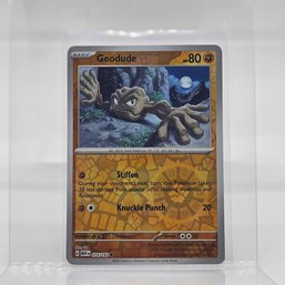 Geodude Reverse Holo Pokemon Card 151 S & V