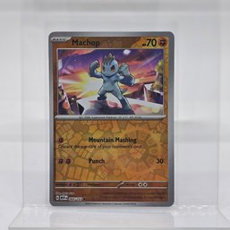 Machop Reverse Holo Pokemon Card 151 S & V
