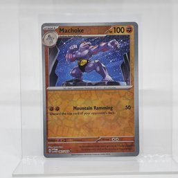 Machoke Reverse Holo Pokemon Card 151 S & V