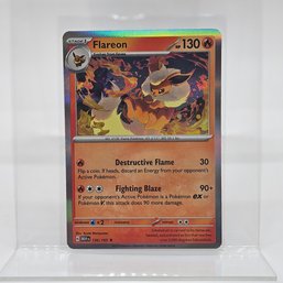 Flareon Holo Pokemon Card 151 S & V