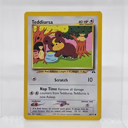 Teddiursa Vintage Pokemon Card Neo Set
